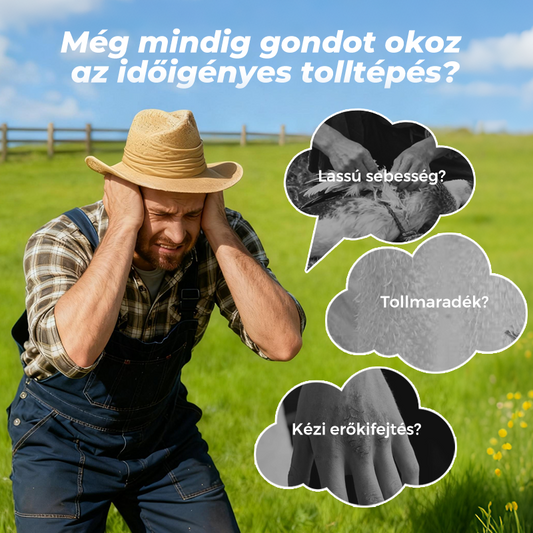 🔥🐓 Elektromos baromfi tolltépő gép – Egyszerű tolltépés, idő- és energiamegtakarítás! 👨🍳💕