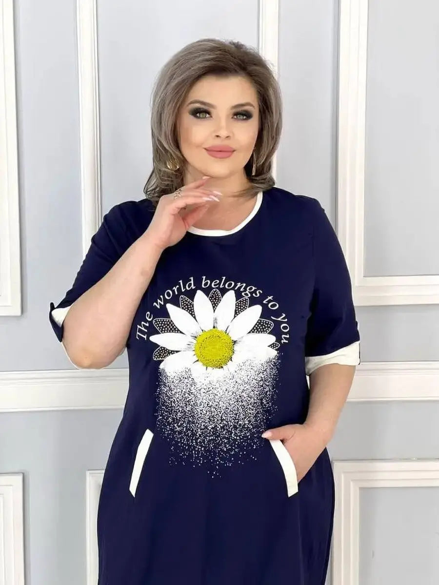 👗Új divatos ruha új virágokkal