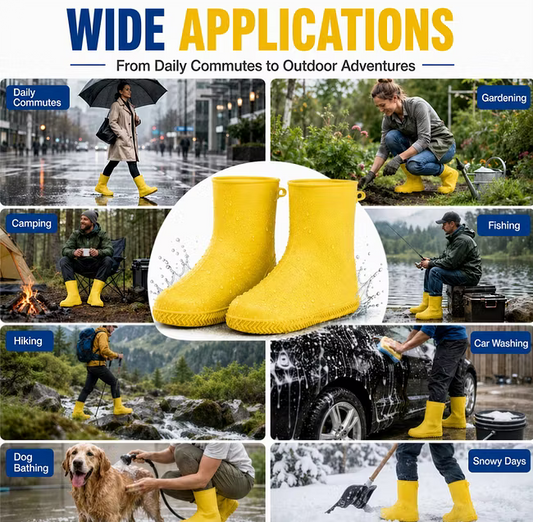 Nincs több átázott cipő! Tartós esőkabát – csúszásmentes, összecsukható és könnyen tárolható 🌧️