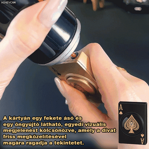 Póker kártya szél öngyújtó
