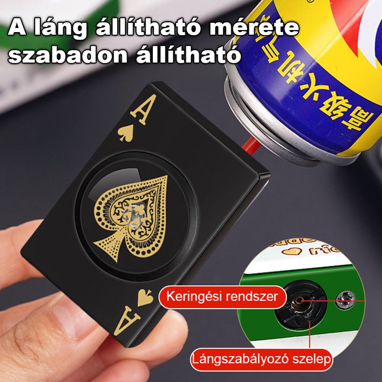 Póker kártya szél öngyújtó