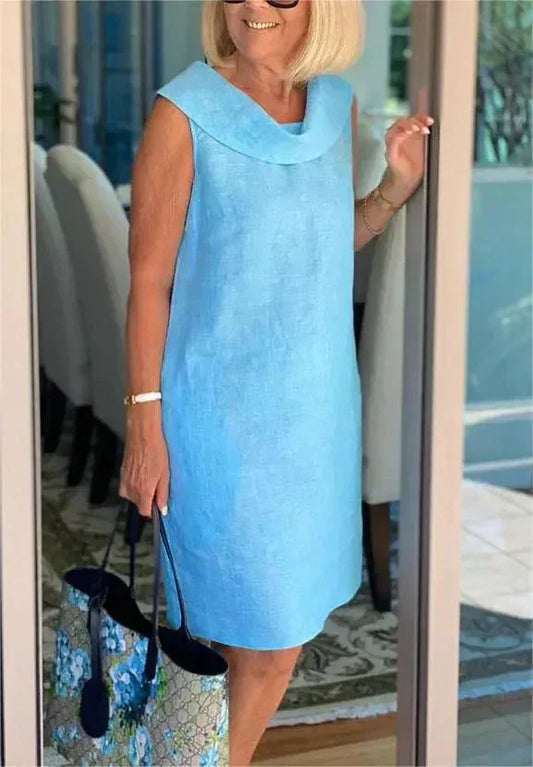 💖Korlátozott kiárusítás 49% KEDVEZMÉNY💖Nyári ruha fodros gallérral