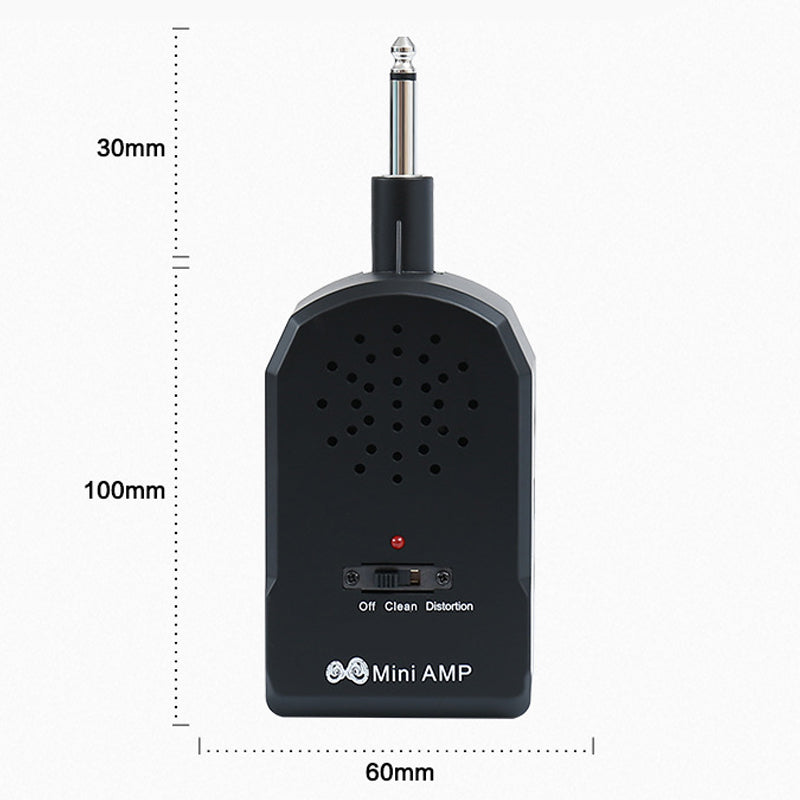 🎸Mini hordozhatĂł elektromos gitár erĹ‘sĂtĹ‘ kĂ©szlet