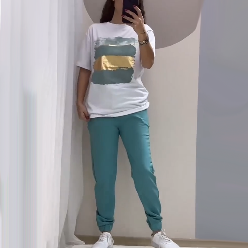 💥🍃 Sikkes, lezser kétrészes szett - Kényelmes és stílusos ✨