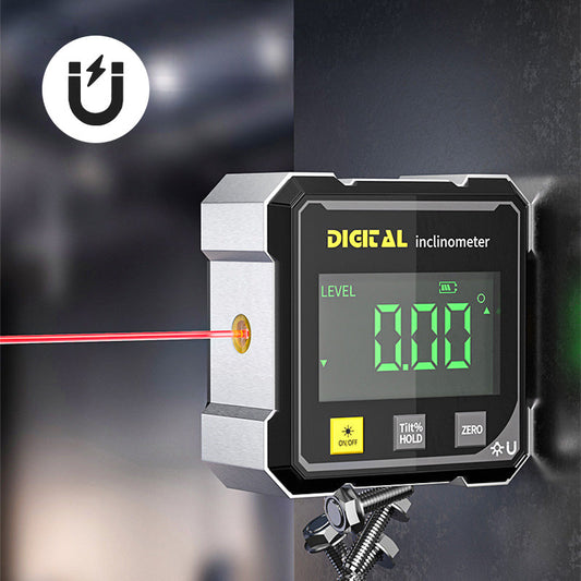 🔧 Mágneses digitális 4 oldalú lézeres szögszkenner💥