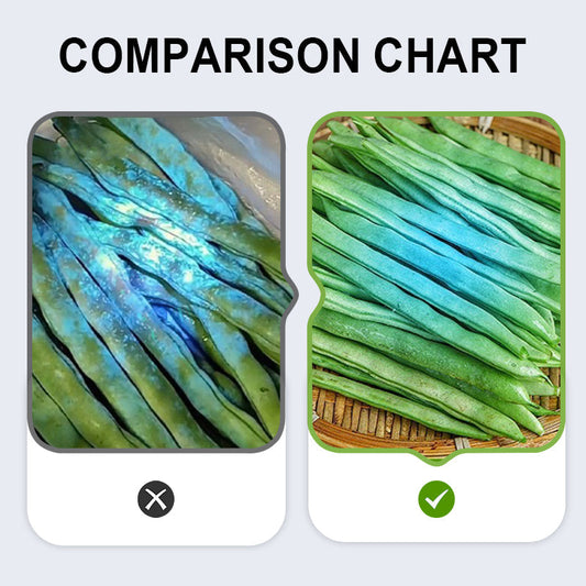 🔦🥦👁️🗨️UV-fekete fényű zseblámpa zöldségek ellenőrzéséhez