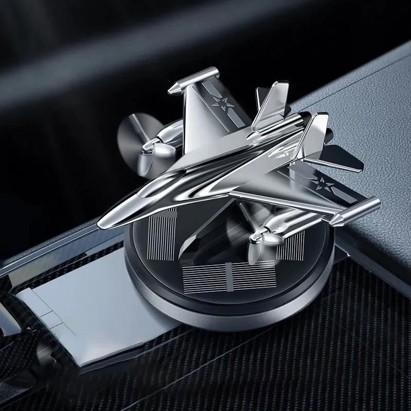 Autó aromaterápiás napelemes repülőgép autódekorációk