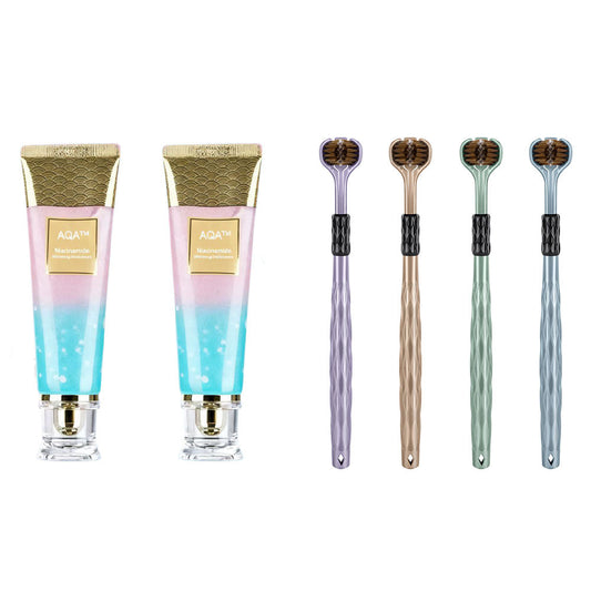 💖Fehérítő fogkrém niacinamiddal🦷Gyöngyszerű fogak🦷