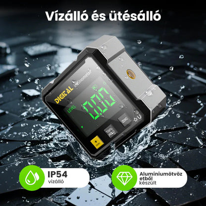 📐 Négyoldalas mágneses digitális szögmérő lézerrel 👷👍