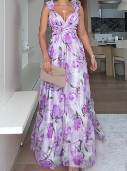 🍓Szexi és elegáns redős ruha mintával