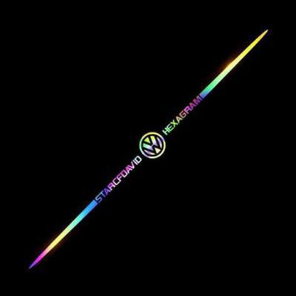 3D színes lézerfényvisszaverő autómatricák 4 db