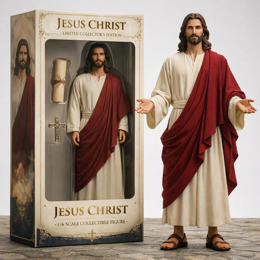 (🎁Utolsó nap 50% kedvezmény)🙏✝️Jézus Krisztus limitált gyűjtői kiadású figura 1/6 méretarányban