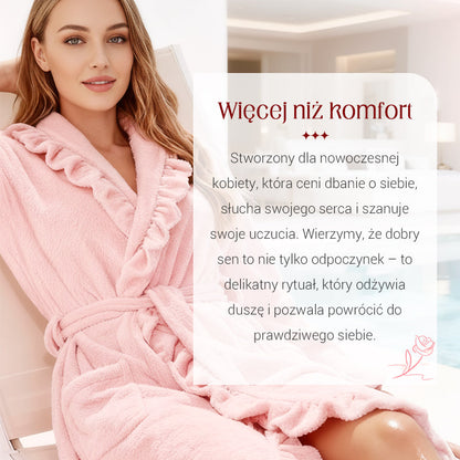 🧖 Puha és bolyhos fürdőköpeny - Bőrbarát anyag