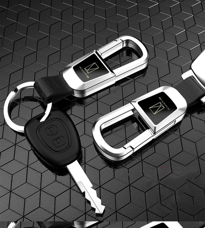 🎉Kiváló minőségű valódi bőr autós kulcstartó