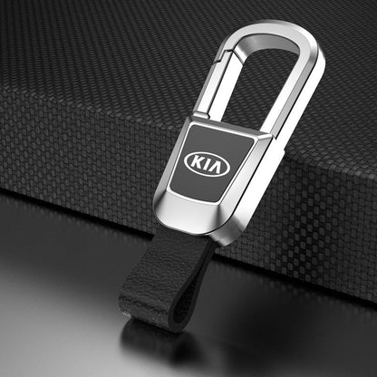 🎉Kiváló minőségű valódi bőr autós kulcstartó