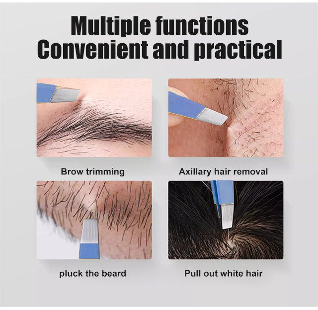 🙌Többcélú rozsdamentes acél szemöldökcsipesz készlet