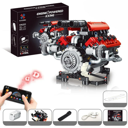 🔥 Dübörgő V8-as motor!