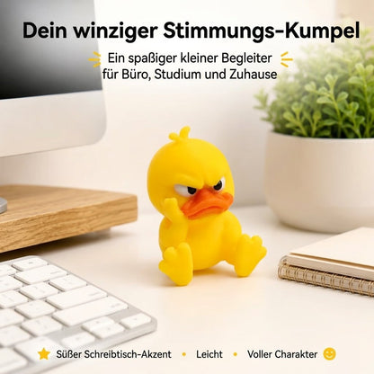 😠 Angry Duck asztali figura – Dobj fel egy vagányságot az asztalodra! 🐥