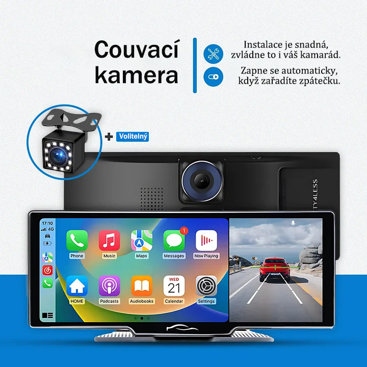 Autós táblagép intelligens audio- és videorendszere (Pro MaxTM 2025-ös modell).