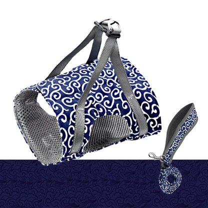 Kisállat póráz mellkaspánttal és övvel