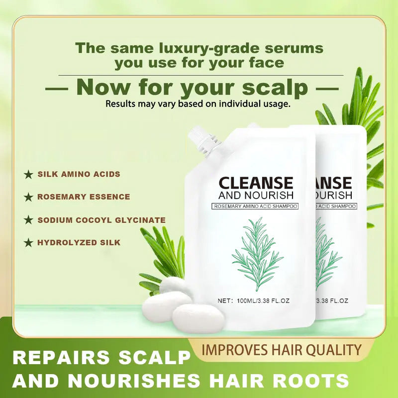 ✨Frissítő hajsampon, amely simaságot és fényt ad a hajnak