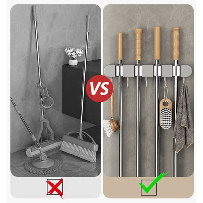 🎁Kis segítők a családnak✨Multifunkciós felmosó tartó kampóval