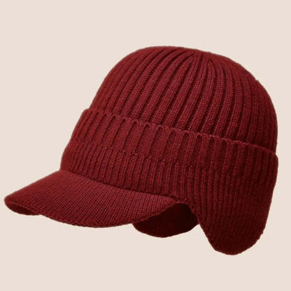 Egy rugalmas, meleg kötött sapka, amely védi a füleidet ☃️