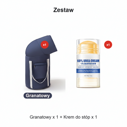 🦶 Összecsukható lábfürdő – Pihenés és kényelem otthon és utazás közben