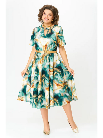 😎💃Új nyári termékek💥[S-5XL]Laza sifon ruha nagy méretben | Kényelmes és légies