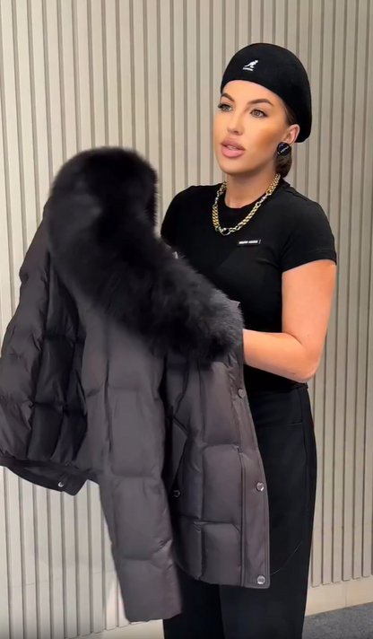 🔥Divatos téli női levehető plüss kabát 2025-re