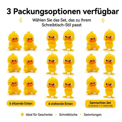 😠 Angry Duck asztali figura – Dobj fel egy vagányságot az asztalodra! 🐥