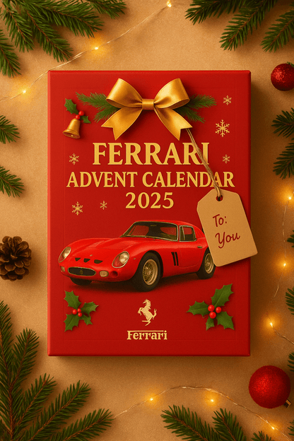 🎄 Ferrari F1 Racing Legends 2025 Adventi Naptár – Gyűjtői Kiadás 🏎️✨