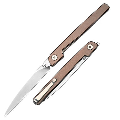 🔥Utolsó napi akció 50% kedvezménnyel🎉Lanky Liner Lock elülső flipper kés fekete alumínium nyéllel