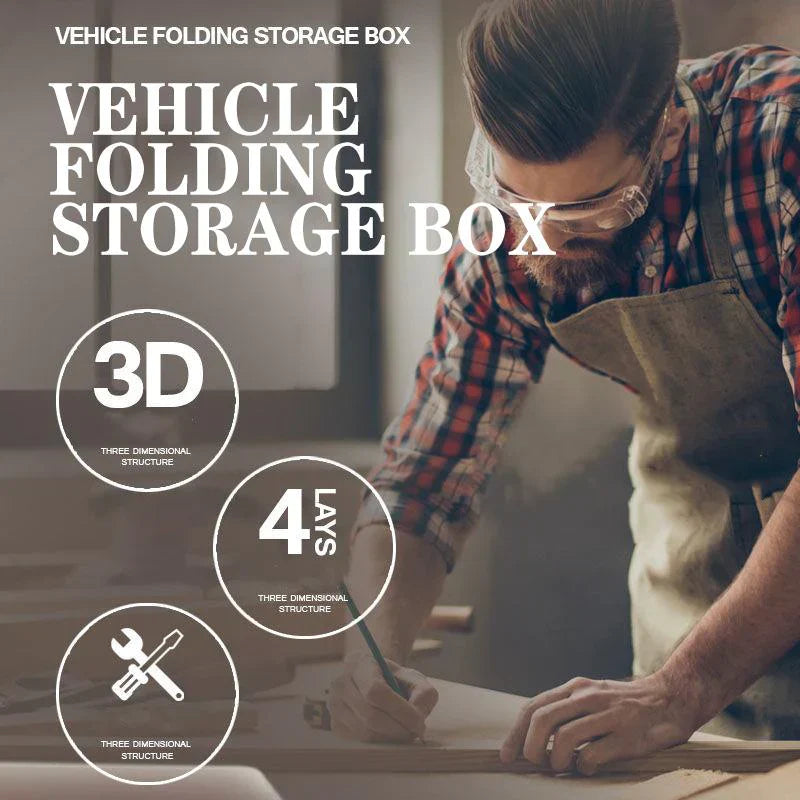 Bőr tárolórekesz az autó csomagtartójába