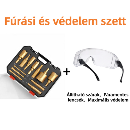 🔩 Professzionális szárazfúrásos lyukfűrész-készlet (6–35 mm)