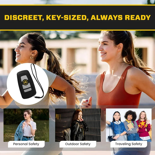 🔥 ⚡️ VOLTIC V77 3 az 1-ben sokkoló, zseblámpa és riasztó autós kulcstartó