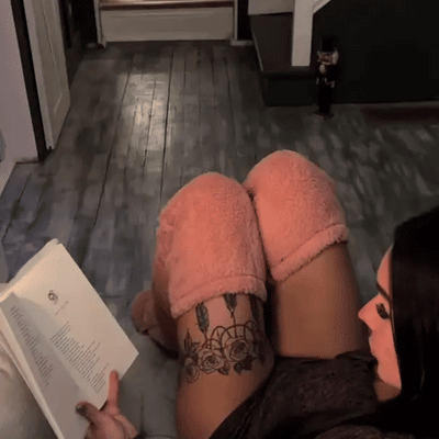 Libatollas térdzokni karácsonyra