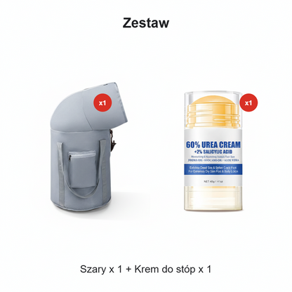 🦶 Összecsukható lábfürdő – Pihenés és kényelem otthon és utazás közben