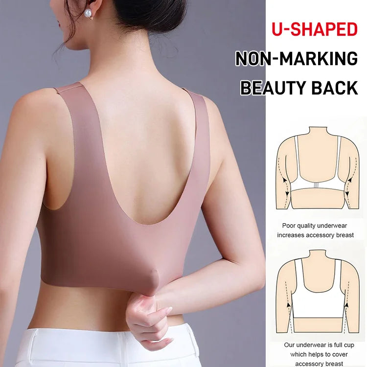 👙 Szuper kényelmes és puha női csipkés melltartó acélgyűrű nélkül【✨1 + 1 ingyenes】