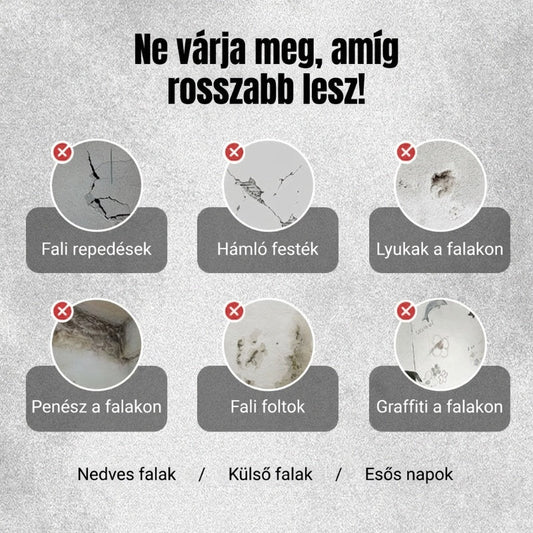 🛡Vízálló és penészálló faljavító paszta🌿
