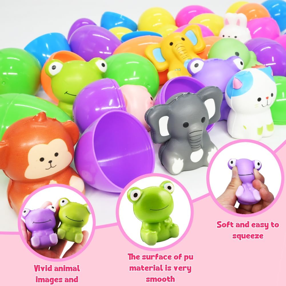 🎁12/24 DB Húsvéti tojás előretöltött, lassan kelő squishy játékok