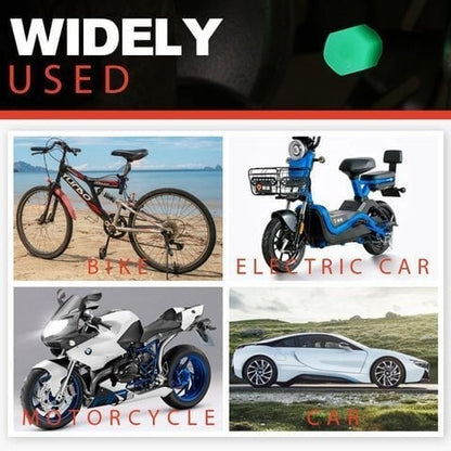 Fluoreszkáló gumiabroncs szelepsapkák