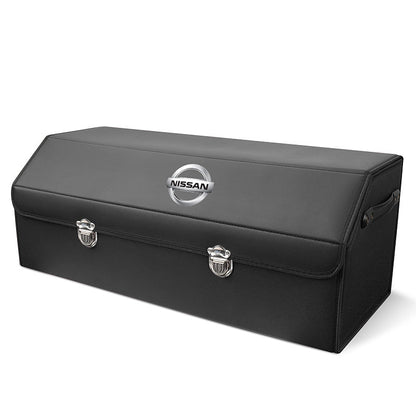 Bőr tárolórekesz az autó csomagtartójába