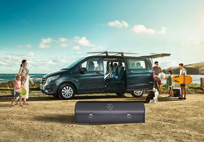 Bőr tárolórekesz az autó csomagtartójába