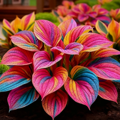 🔥Sötétkék Hosta hagymák 🪴 Sötétkék levelek, könnyen termeszthető