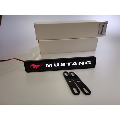 Forró akció ✨50% kedvezmény ✨Stílusos, hangulatos LED lámpa logóval az autó középső hűtőrácsára