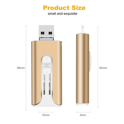 32~256GB Micro USB + 8 tűs + USB 3.0 4 az 1-ben mobiltelefon/számítógép U-lemez