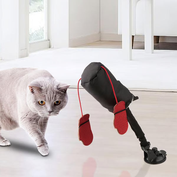 Interaktív, vonat alakú macskajáték