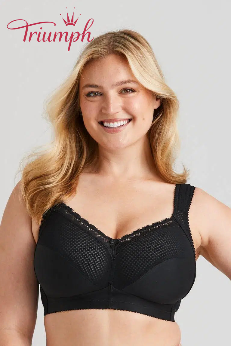 💖Triumph® 3 darabos szett ✨Kényelmes pamut pöttyös melltartó