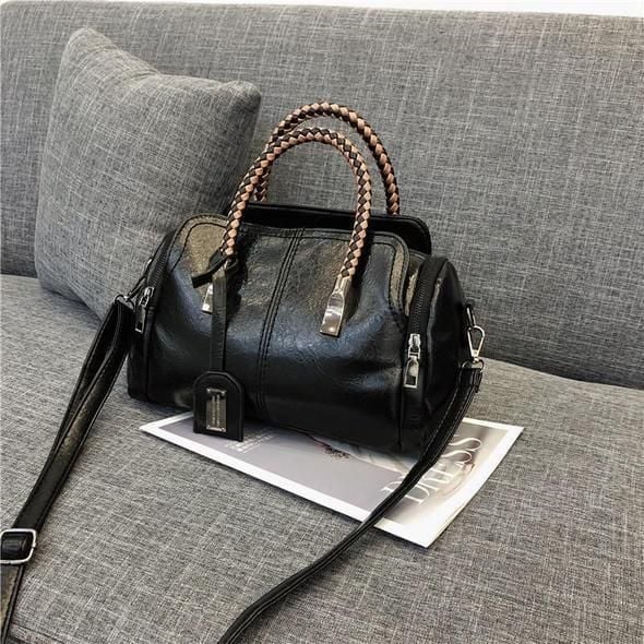 Nagy kapacitású női bőrtáska